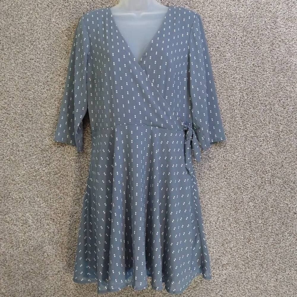 Abercrombie and Fitch faux wrap mini dress M